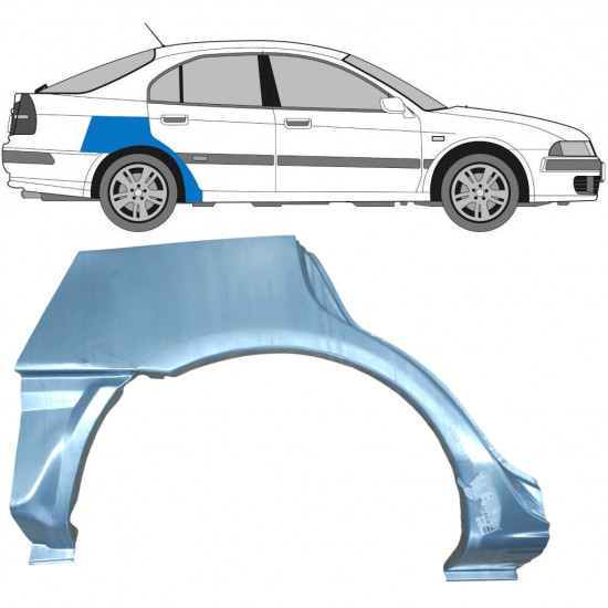 Pannello di riparazione parafango posteriore per Mitsubishi Carisma 1995-2004 / Destra 5977