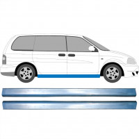 Pannello di riparazione sottoporta lamiera per Kia Carnival 1998-2006 / Sinistra = Destra (simmetrico) / Set 10691