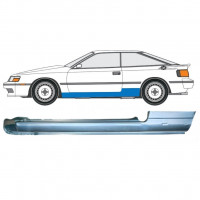 Sottoporta Lamiera Completo per Toyota Celica T16 1985-1989 / Sinistra 7300