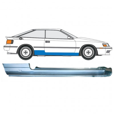 Sottoporta Lamiera Completo per Toyota Celica T16 1985-1989 / Destra 7299