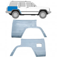 Pannello di riparazione parafango posteriore per Jeep Cherokee 1984-2001 / Sinistra+Destra / Set 10442