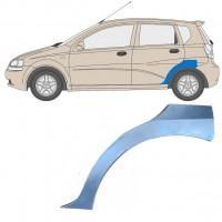 Pannello di riparazione parafango posteriore per Chevrolet Aveo 2003-2006 / Sinistra / HATCHBACK 6435