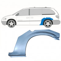 Pannello di riparazione parafango posteriore per Chrysler Voyager 2000-2008 / Sinistra 8612
