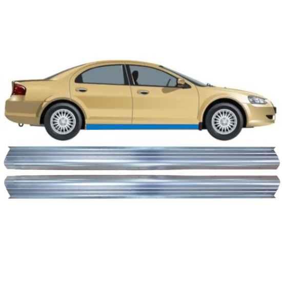 Pannello di riparazione sottoporta inferiore per Chrysler Sebring 2000-2007 / Sinistra+Destra / Set 16108