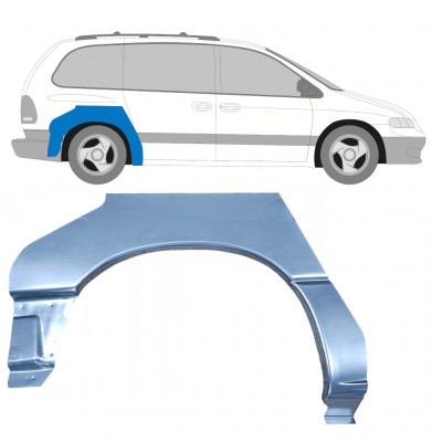 Pannello di riparazione parafango posteriore per Chrysler Voyager 1996-2001 / Destra 8313