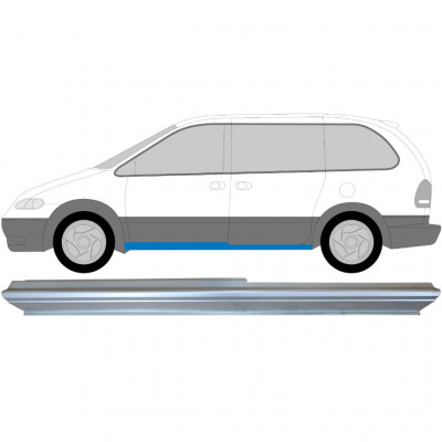 Pannello di riparazione sottoporta lamiera per Dodge Caravan 1995-2000 / Sinistra 13515