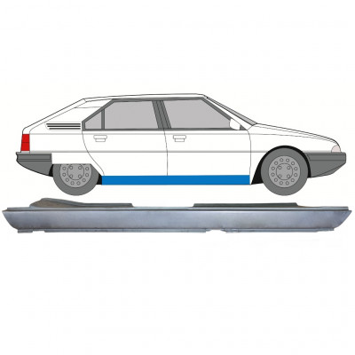 Sottoporta Lamiera Completo per Citroen BX 1982-1994 / Destra 7671