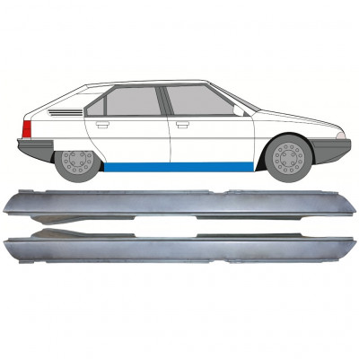 Sottoporta Lamiera Completo per Citroen BX 1982-1994 / Sinistra+Destra / Set 9818