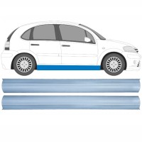 Pannello di riparazione sottoporta inferiore per Citroen C3 2002-2010 / Sinistra+Destra / Set 16122