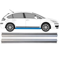 Pannello di riparazione sottoporta inferiore per Citroen C4 2004-2011 / Sinistra+Destra / Set 16042