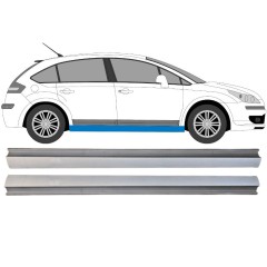 Pannello di riparazione sottoporta inferiore per Citroen C4 2004-2011 / Sinistra+Destra / Set 16042
