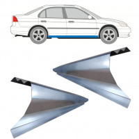 Pannello di riparazione sottoporta lamiera per Honda Civic 2001-2005 / Sinistra = Destra (simmetrico) / Set 11746