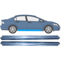 Pannello di riparazione sottoporta lamiera per Honda Civic 2005-2011 / Sinistra+Destra / SEDAN / Set 11008
