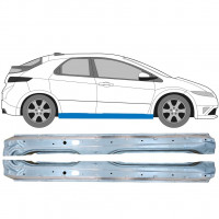 Sottoporta Lamiera Completo per Honda Civic 2005-2011 / Sinistra+Destra / Set 9668