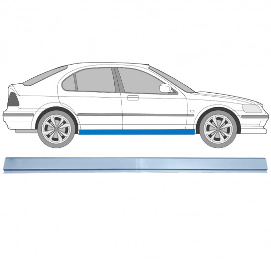 Pannello di riparazione sottoporta lamiera per Honda Civic MA MB 1995-2001 / Sinistra = Destra (simmetrico) 11965
