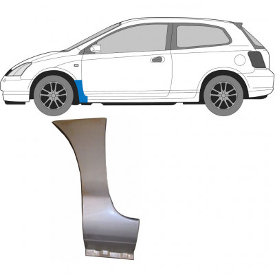 Pannello di riparazione parafango anteriore per Honda Civic 2001-2005 / Sinistra 6729