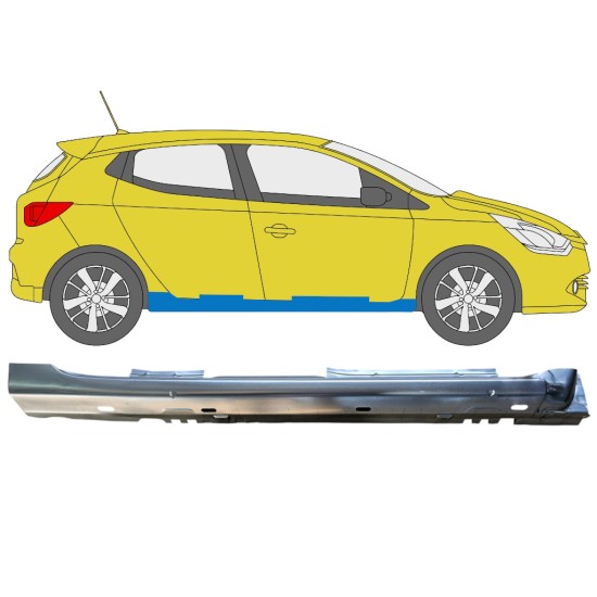 Sottoporta Lamiera Completo per Renault Clio IV 2016-2019 / Destra 16253