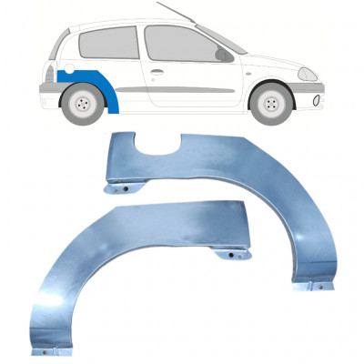 Pannello di riparazione parafango posteriore per Renault Clio II 1998-2012 / Sinistra+Destra / Set 9681