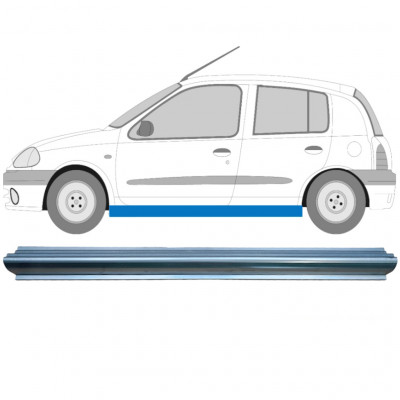 Pannello di riparazione sottoporta lamiera per Renault Clio II 1998-2012 / Sinistra 9343