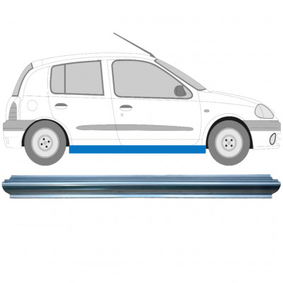 Pannello di riparazione sottoporta lamiera per Renault Clio II 1998-2012 / Destra 9342