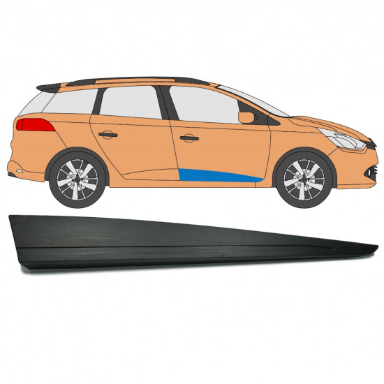 Modanatura porta anteriore per Renault Clio IV 2012-2019 / Destra 7721