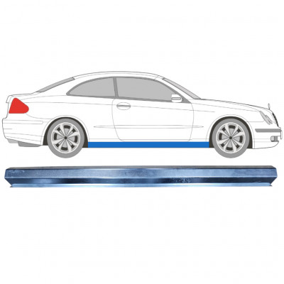Pannello di riparazione sottoporta lamiera per Mercedes CLK W209 2002-2010 / Sinistra = Destra (simmetrico) 5101