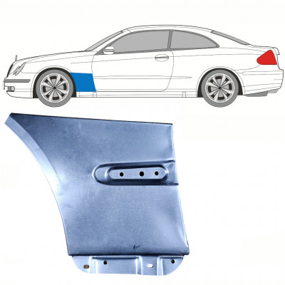 Pannello di riparazione parafango anteriore per Mercedes CLK W209 2002-2010 / Sinistra 8379