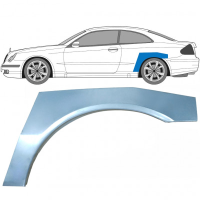 Pannello di riparazione parafango posteriore per Mercedes CLK W209 2002-2010 / Sinistra 5937