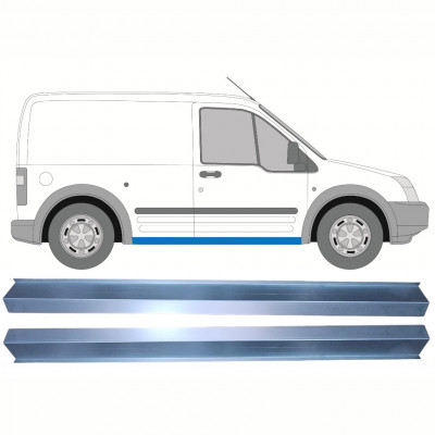 Pannello di riparazione sottoporta lamiera per Ford Transit Connect 2003-2013 / Sinistra = Destra (simmetrico) / Set 10270
