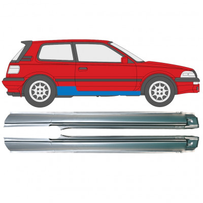 Sottoporta Lamiera Completo per Toyota Corolla 1987-1994 / Sinistra+Destra / Set 9797