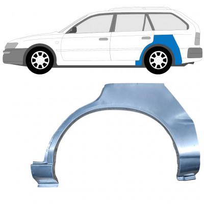Pannello di riparazione parafango posteriore per Toyota Corolla E10 1991-1998 / Sinistra / COMBI 12656