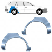 Pannello di riparazione parafango posteriore per Toyota Corolla E10 1991-1998 / Sinistra+Destra / COMBI / Set 12657