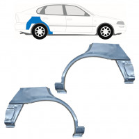 Pannello di riparazione parafango posteriore per Toyota Corolla E10 1991-1998 / Sinistra+Destra / LIFTBACK / Set 12663