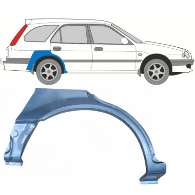 Pannello di riparazione parafango posteriore per Toyota Corolla E11 1997-2002 / Destra 5438