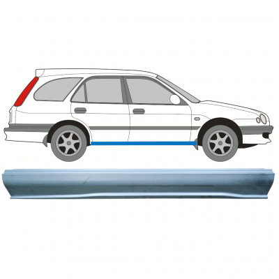 Pannello di riparazione sottoporta lamiera per Toyota Corolla E11 1997-2002 / Destra 7696