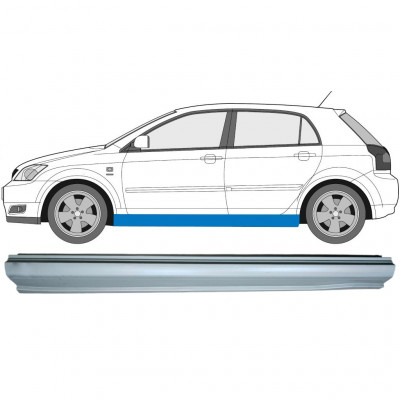 Pannello di riparazione sottoporta lamiera per Toyota Corolla E12 2001-2007 / Sinistra 7047