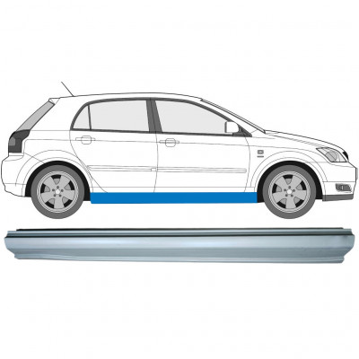 Pannello di riparazione sottoporta lamiera per Toyota Corolla E12 2001-2007 / Destra 7046