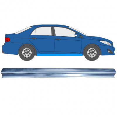 Pannello di riparazione sottoporta lamiera per Toyota Corolla E14 E15 2007-2013 / Sinistra = Destra (simmetrico) 11197