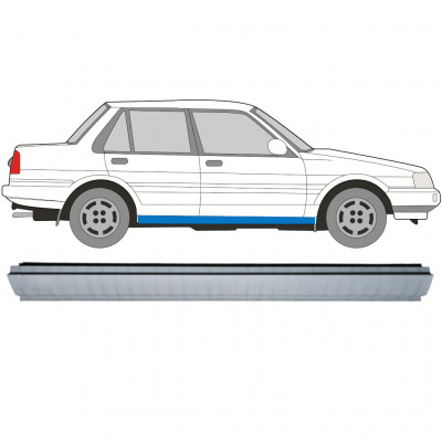 Pannello di riparazione sottoporta lamiera per Toyota Corolla E8 1983-1988 / Destra 7694