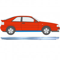 Pannello di riparazione sottoporta lamiera per Volkswagen Corrado 1987-1995 / Sinistra = Destra (simmetrico) 7133