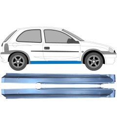 Sottoporta Lamiera Completo per Opel Corsa B 1993-2001 / Sinistra+Destra / Set 9673