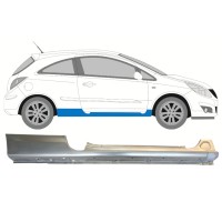 Sottoporta Lamiera Completo per Opel Corsa D 2006-2015 / Destra / HATCHBACK 14572