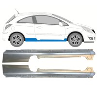 Sottoporta Lamiera Completo per Opel Corsa D 2006-2015 / Sinistra+Destra / HATCHBACK / Set 14574