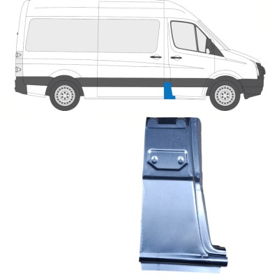 Pannello di riparazione del montante per Volkswagen Crafter 2005-2017 / Destra 13750