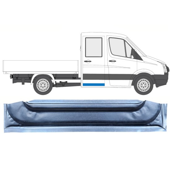 Pannello di riparazione porta posteriore interno per Volkswagen Crafter 2005-2017 / Sinistra = Destra (simmetrico) 13747