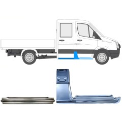 Set di pannelli di riparazione per Volkswagen Crafter 2005-2017 / Destra / 15527