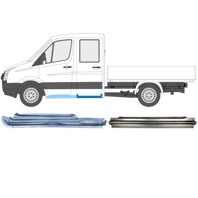 Set di pannelli di riparazione per Volkswagen Crafter 2005-2017 / Sinistra / 15525