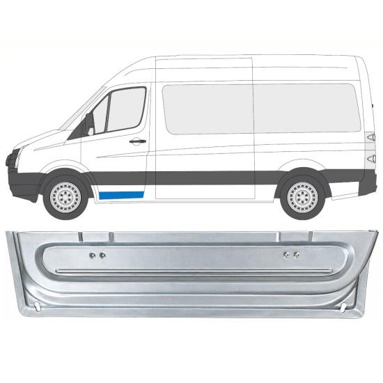 Pannello di riparazione porta anteriore interno per Volkswagen Crafter 2005-2017 / Sinistra 17057