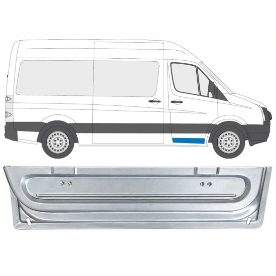 Pannello di riparazione porta anteriore interno per Volkswagen Crafter 2005-2017 / Destra 17056