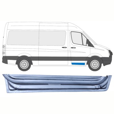 Pannello di riparazione porta anteriore interno per Volkswagen Crafter 2005-2017 / Destra 15501